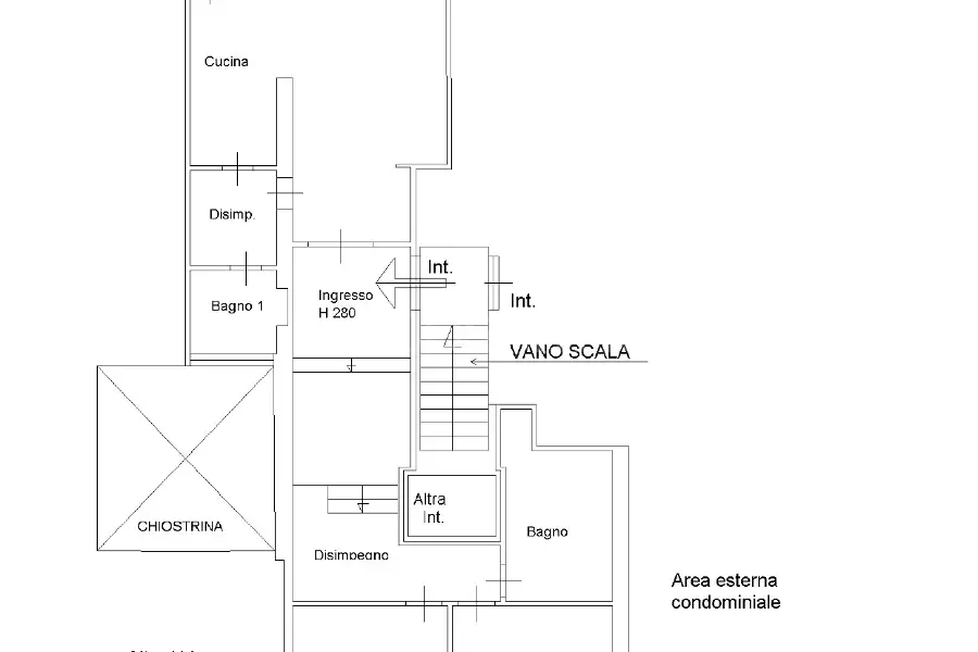 Casa in affitto di 110 mq a €1.490 (rif. 41/2026)