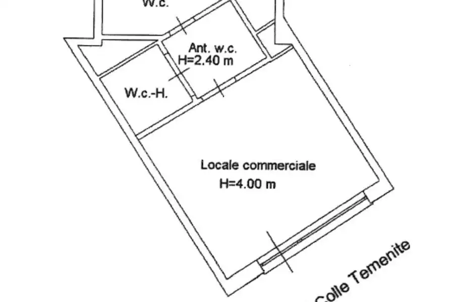 Negozio in affitto di 24 mq a €550 (rif. 90/2025)