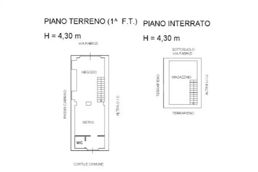 Negozio in affitto di 70 mq a €750 (rif. 5/2026)