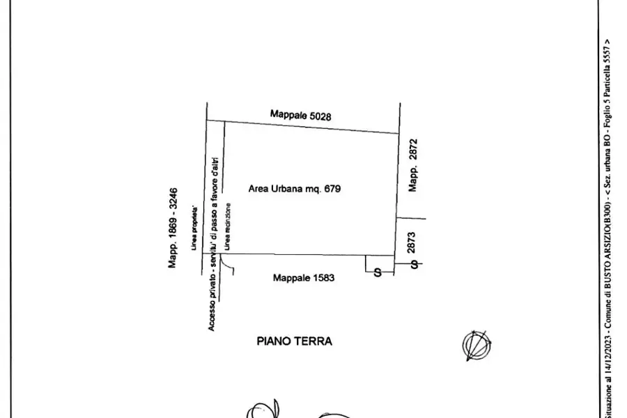 Edificabile Residenziali in vendita di 679 mq a €75.000 (rif. 8/2025)