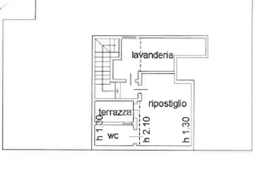 Attico in vendita di 210 mq a €1.200.000 (rif. 54/2026)