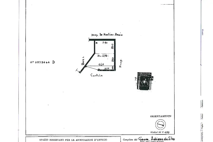 Box in vendita di 12 mq a €17.000 (rif. 6/2026)