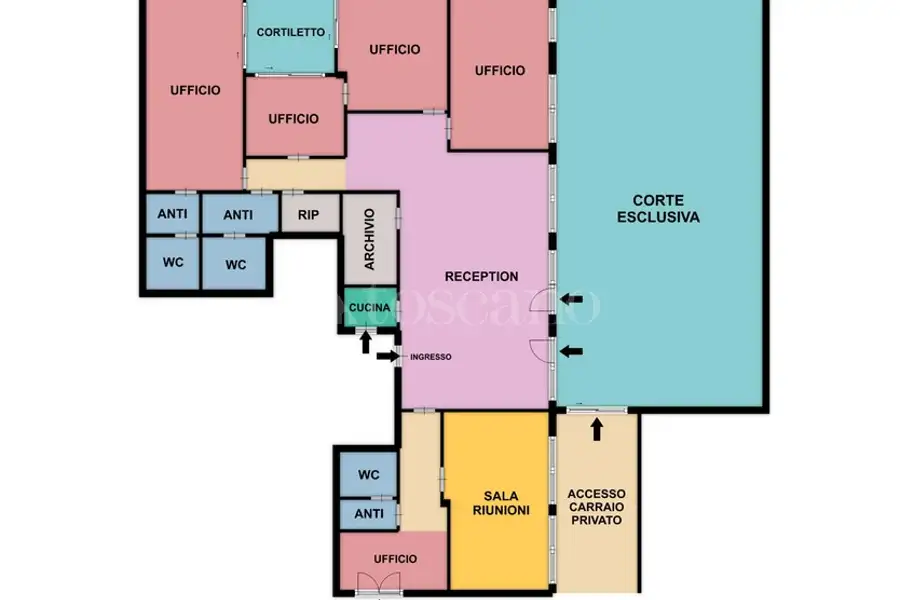 Ufficio in vendita di 300 mq a €650.000 (rif. 48/2026)