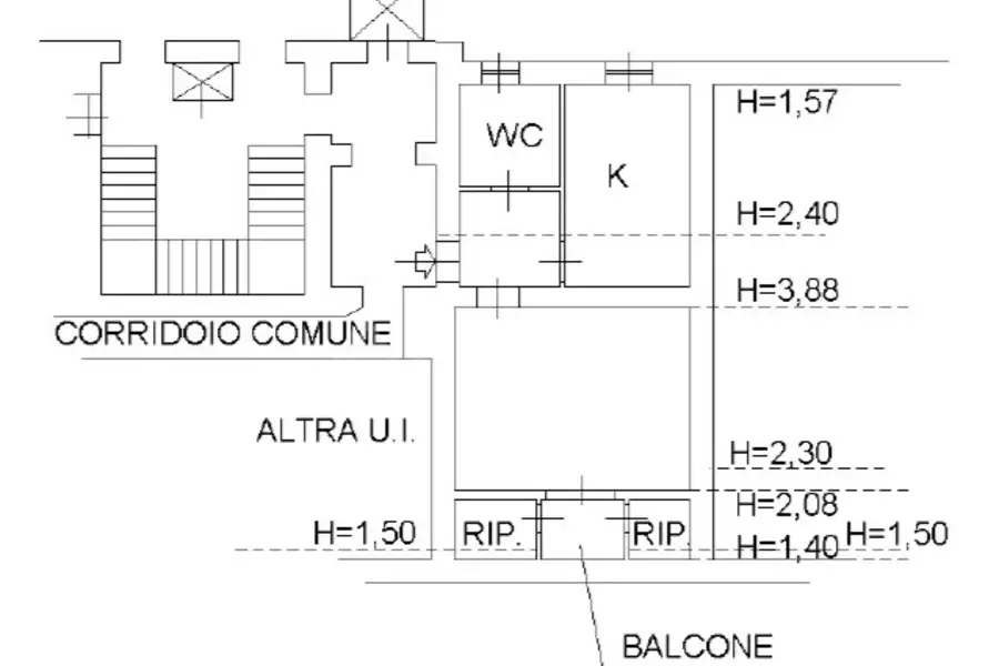 Casa in affitto di 65 mq a €1.750 (rif. 30/2026)