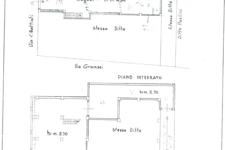 Negozio in affitto di 246 mq trattativa riservata (rif. 27/2026)