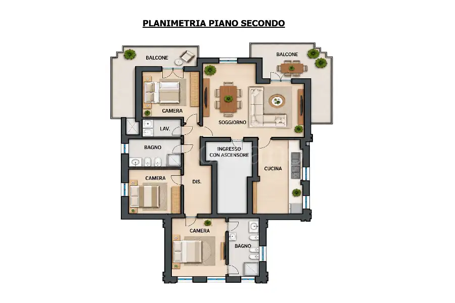 Attico in vendita di 308 mq a €1.250.000 (rif. 55/2026)