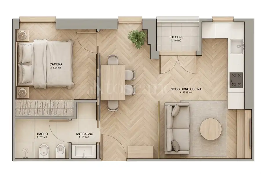 Casa in vendita di 50 mq a €280.000 (rif. 8/2026)