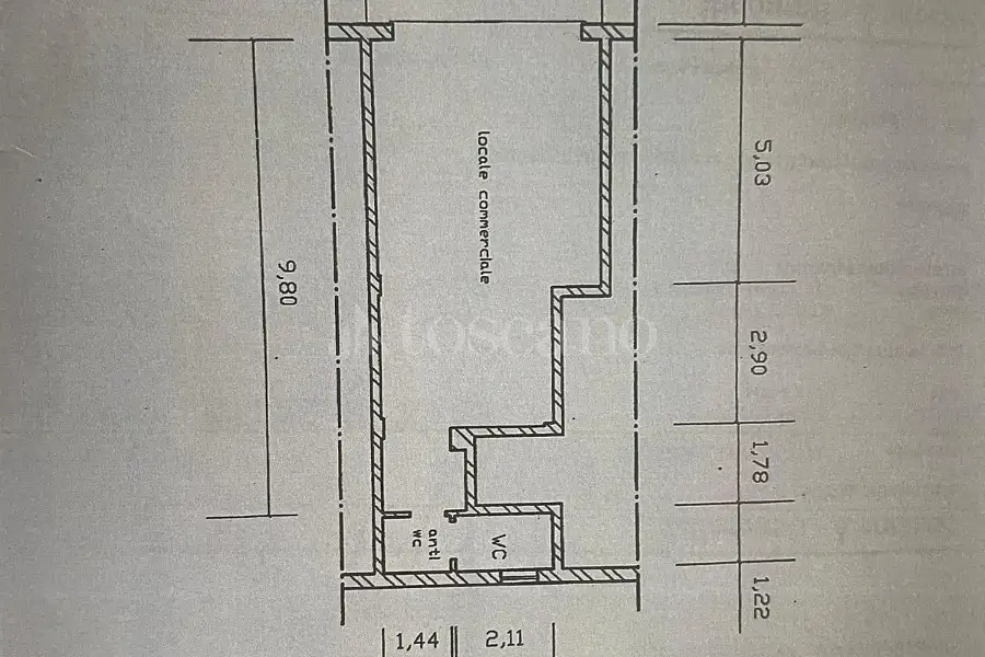 Negozio in vendita di 50 mq a €99.000 (rif. 53/2026)