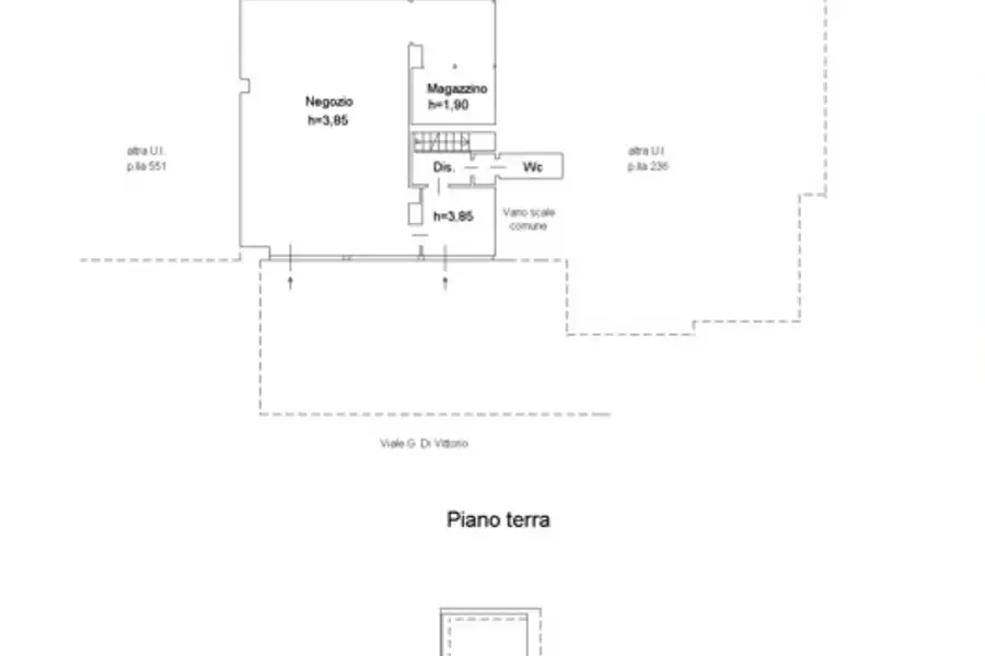 Negozio in affitto di 90 mq a €600 (rif. 38/2026)