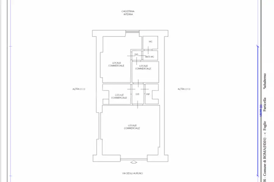 Negozio in affitto di 50 mq a €850 (rif. 45/2026)