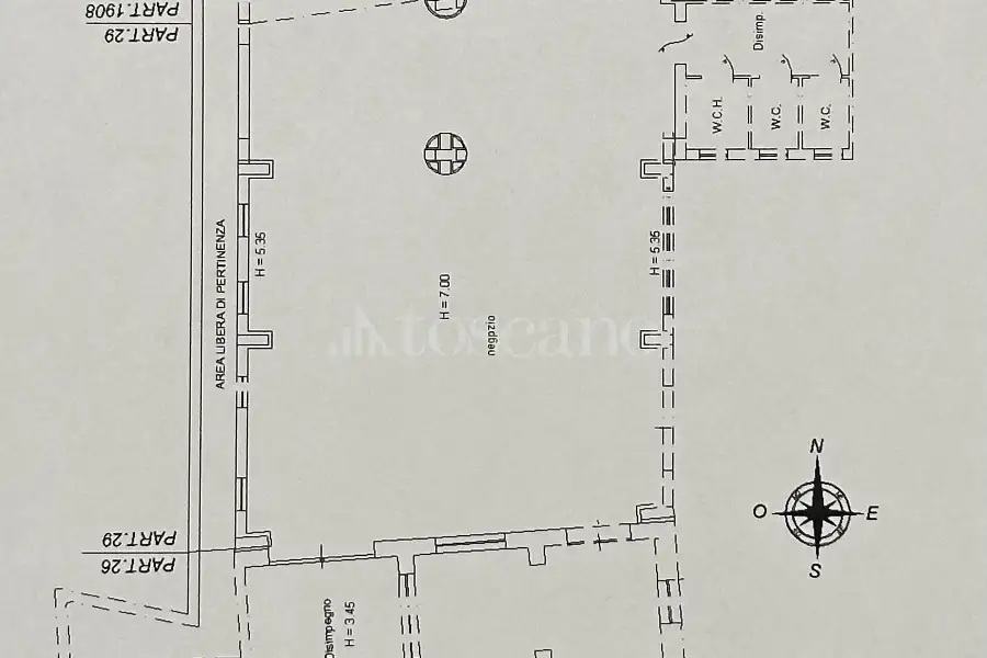Casale in vendita di 1.300 mq a €1.350.000 (rif. 49/2026)
