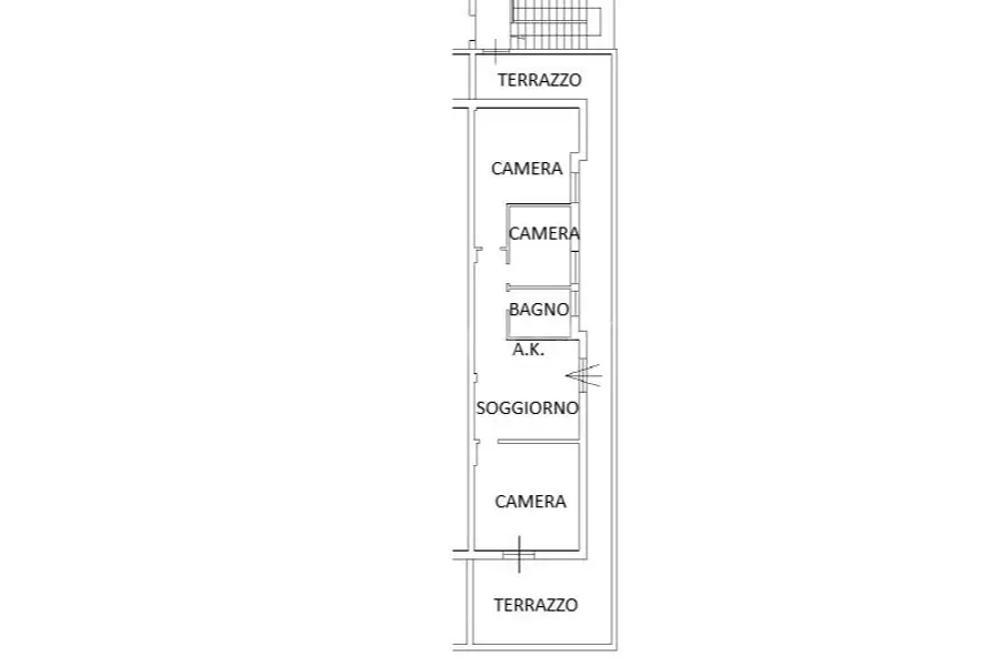 Attico in vendita di 70 mq a €108.000 (rif. 27/2026)