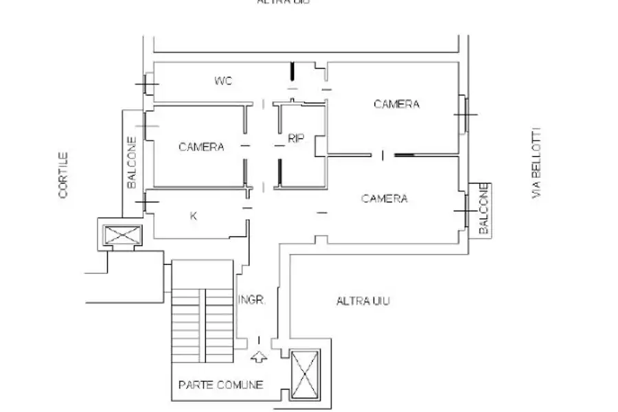 Casa in affitto di 100 mq a €2.300 (rif. 76/2026)