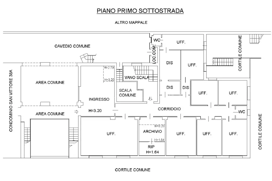 Ufficio in vendita di 283 mq a €750.000 (rif. 15/2026)
