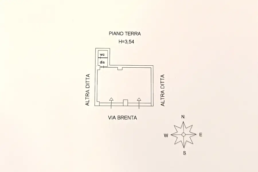 Negozio in vendita di 38 mq a €54.000 (rif. 72/2026)
