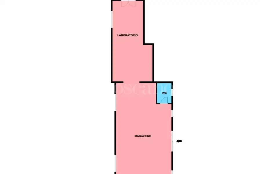 Magazzino in vendita di 135 mq a €150.000 (rif. 3/2026)