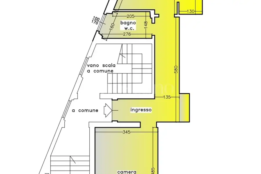 Casa in affitto di 50 mq a €1.300 (rif. 3/2026)