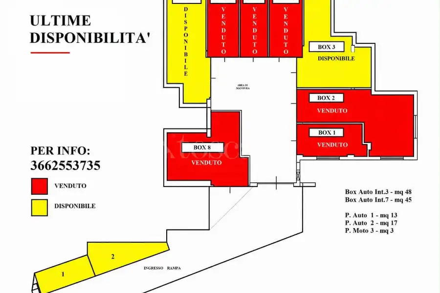Garage in vendita di 22 mq trattativa riservata (rif. 16/2025)