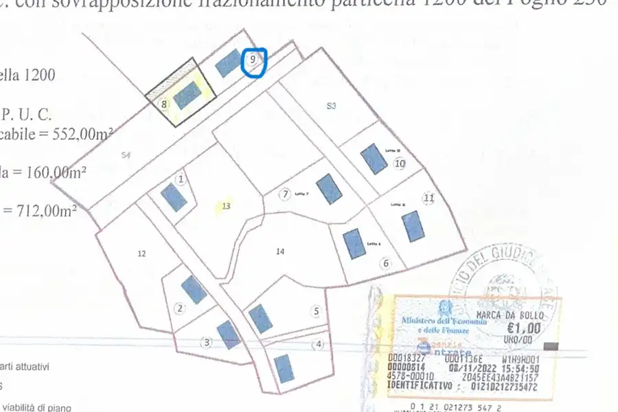 Edificabile Residenziali in vendita di 800 mq a €100.000 (rif. 2/2026)