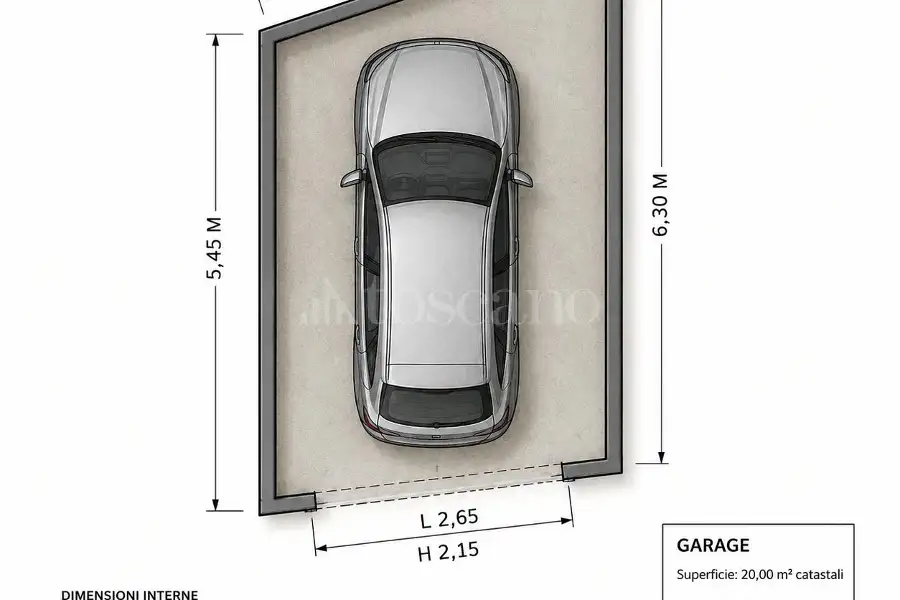 Garage in vendita di 20 mq a €35.000 (rif. 125/2026)