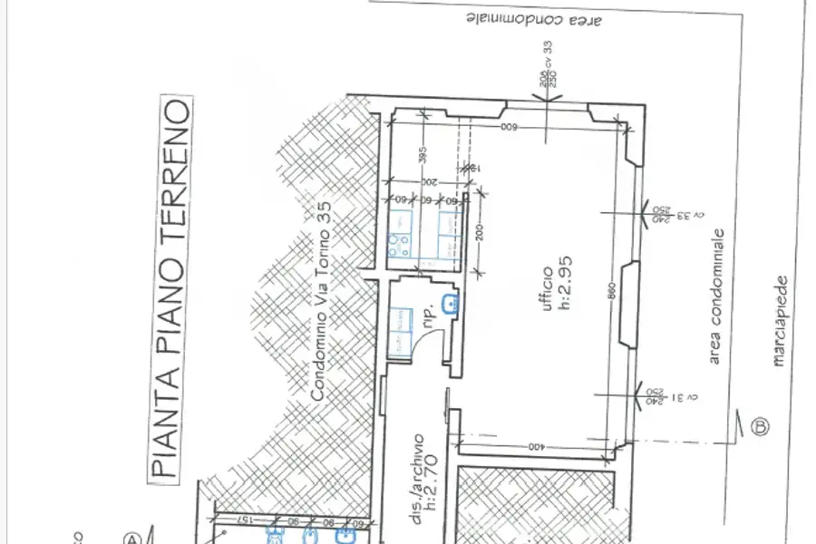 Ufficio in affitto di 60 mq a €500 (rif. 31/2026)