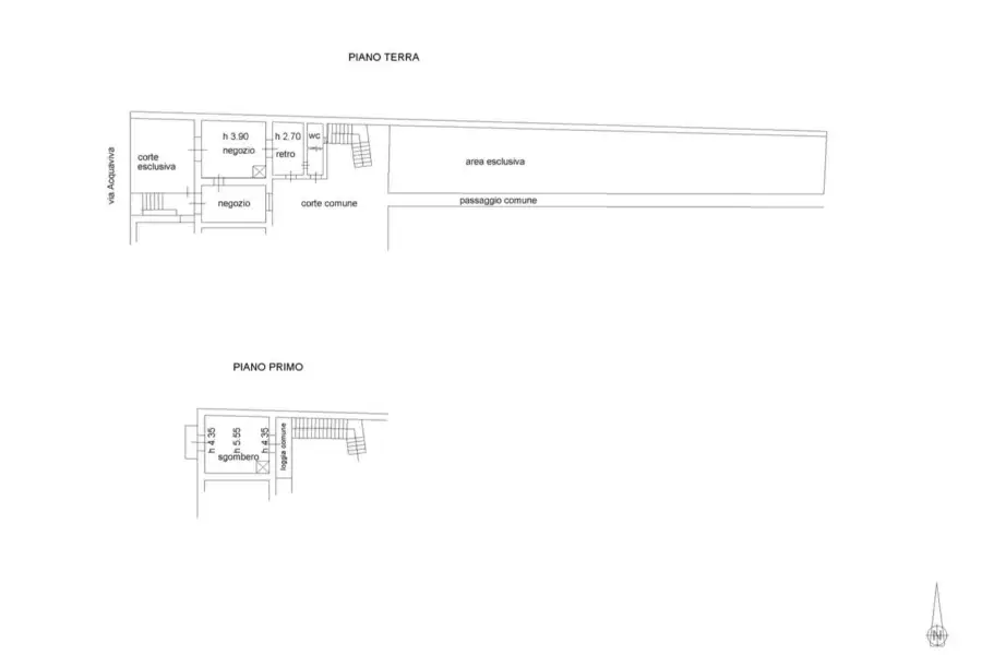 Negozio in affitto di 70 mq a €450 (rif. 25/2025)