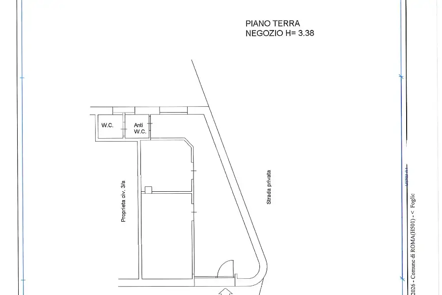 Negozio in affitto di 49 mq a €780 (rif. 13/2026)