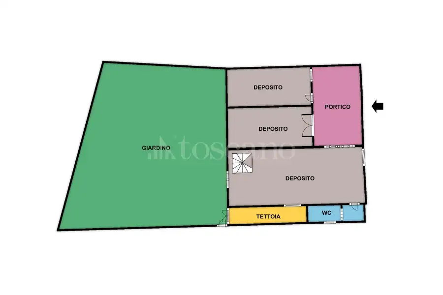 Magazzino in vendita di 120 mq a €75.000 (rif. 25/2026)
