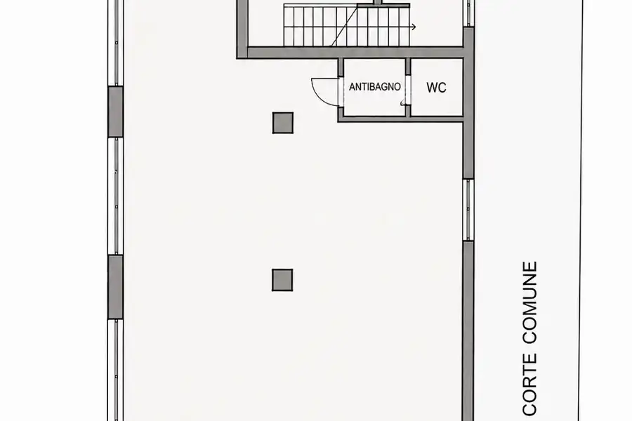 Negozio in affitto di 260 mq a €2.200 (rif. 40/2026)