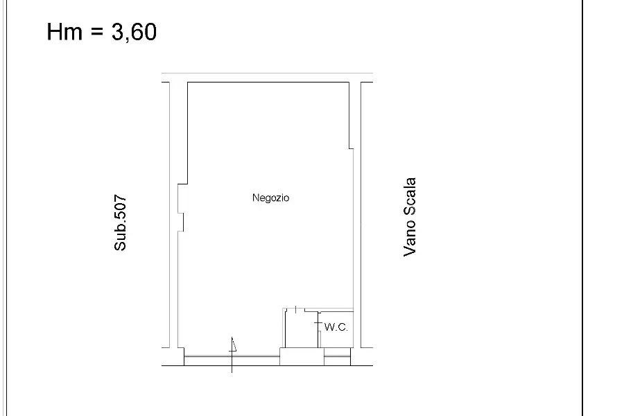 Negozio in vendita di 60 mq a €165.000 (rif. 33/2026)