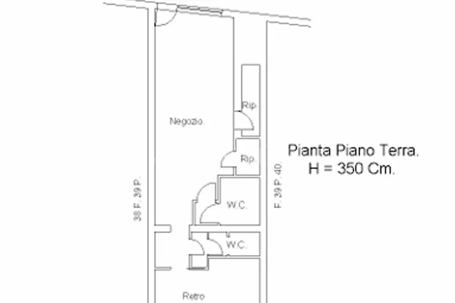 Negozio in vendita di 56 mq a €49.000 (rif. 22/2026)